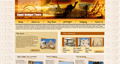 Desktop Screenshot of egyptbudgettours.com